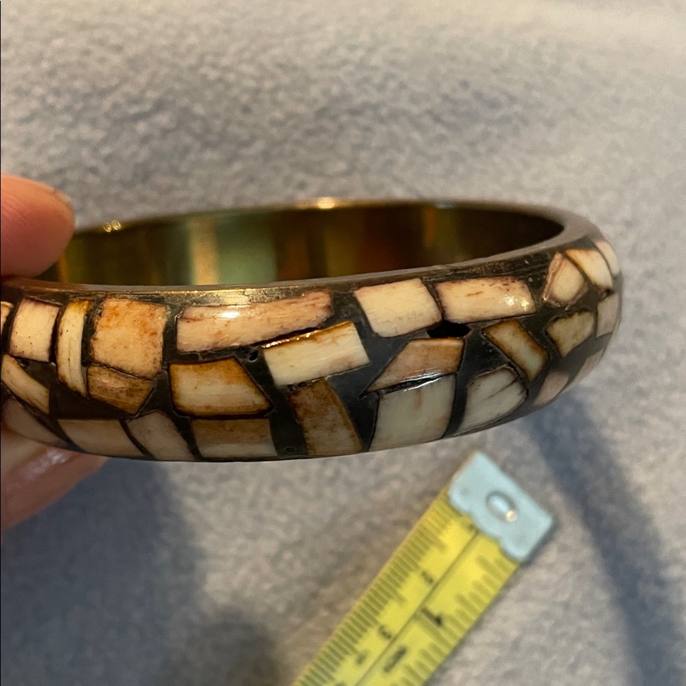 Mosaic Patterned Bangle Bracelet